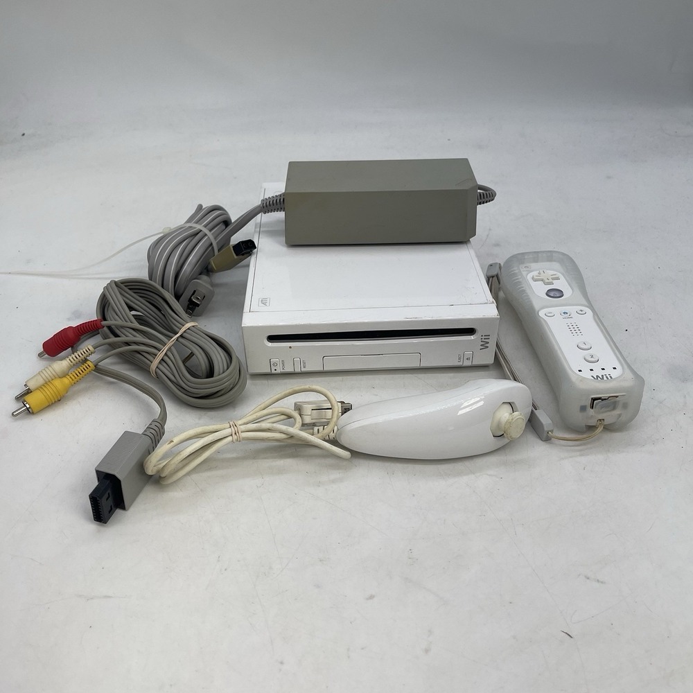 Nintendo Wii Replacement Gamecube Compatible RVL-001 Tested Works Console ONLY